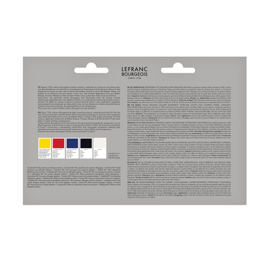 Flashe "The Basics" Set of 5 x 80ml Tubes