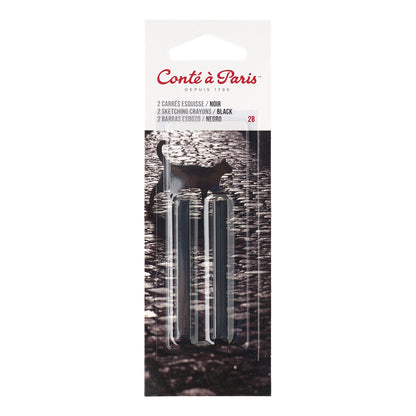 Conte Sketching Carre Crayons - 2 packs