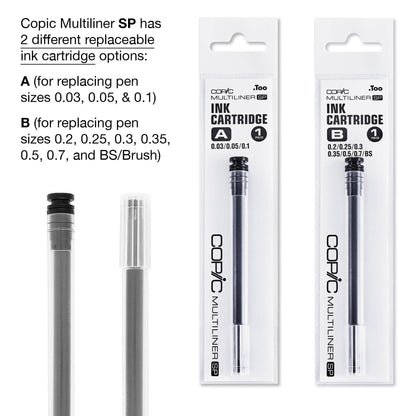 COPIC Multiliner Ink Cartridge Refill B