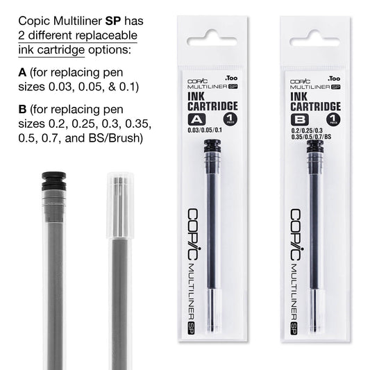 COPIC Multiliner Ink Cartridge Refill B