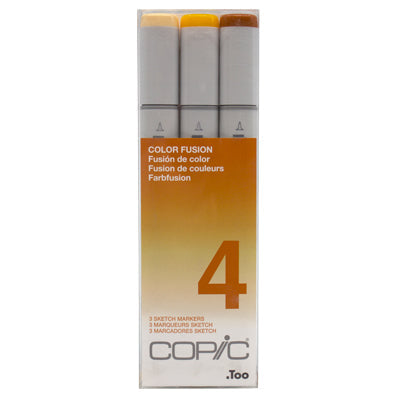 COPIC Sketch Marker Color Fusion 4 Set of 3
