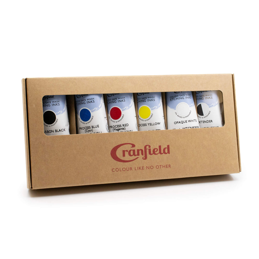 Cranfield Caligo Safe Wash Etching Ink Set of 6