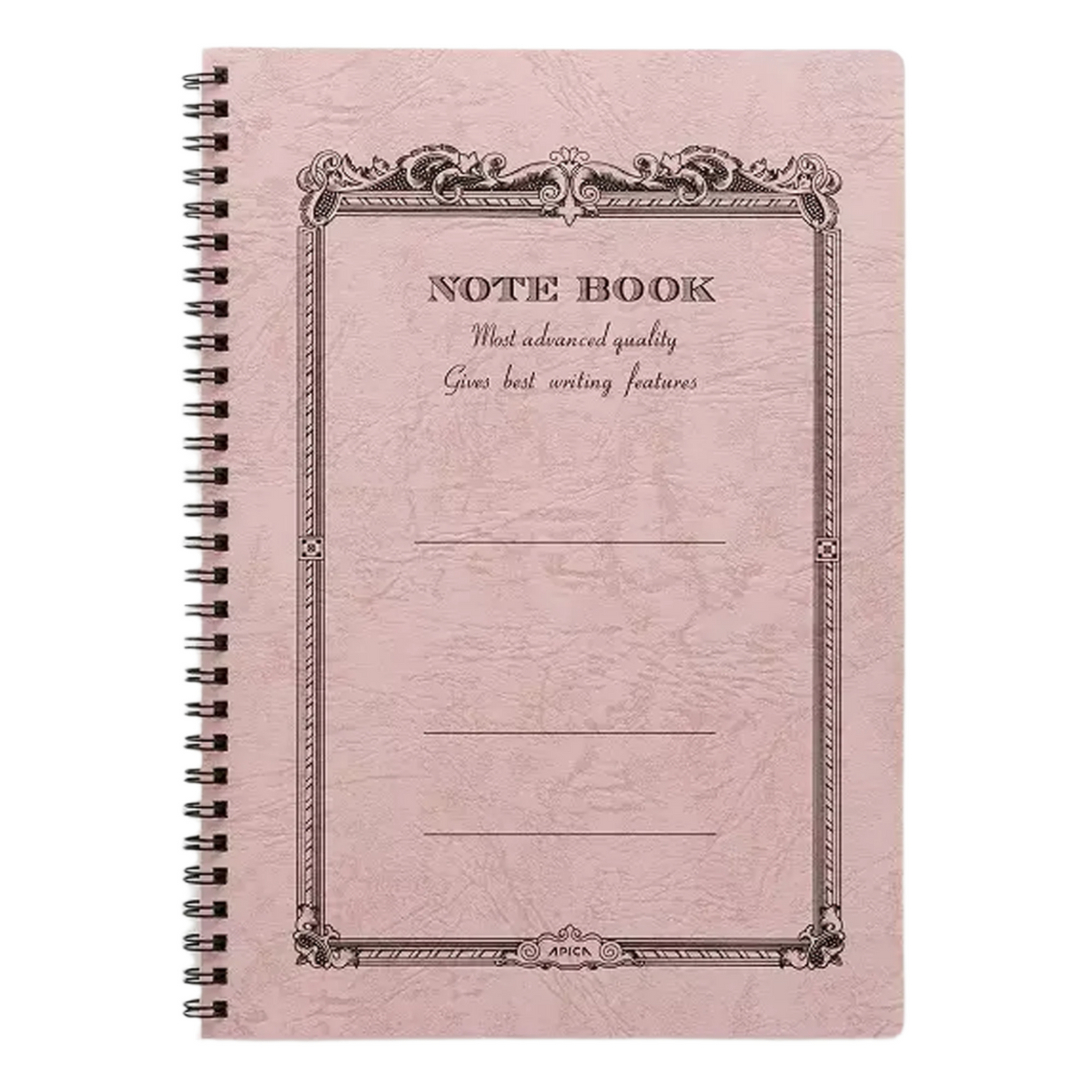 Apica Twin Ring Notebook - Semi B5, Peach