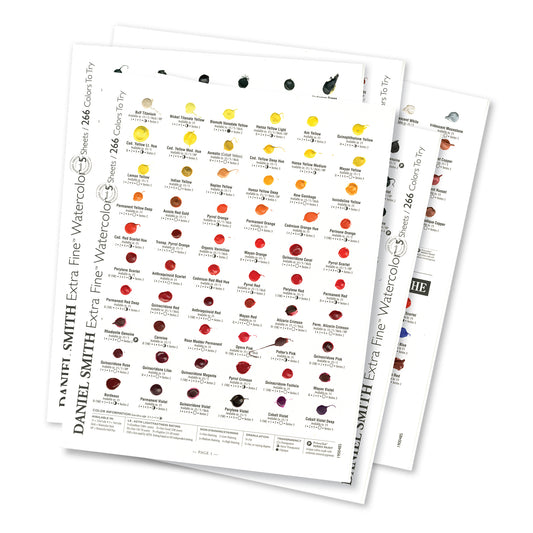 Daniel Smith Extra Fine Watercolor Dot Card - 266 Watercolour + 22 Gouache