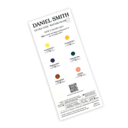 Daniel Smith Extra Fine Watercolour Dot Card - New Colours 2025 (Gift with Purchase)