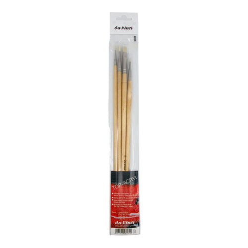 da Vinci TOP-ACRYL Acrylic Brush Set of 4