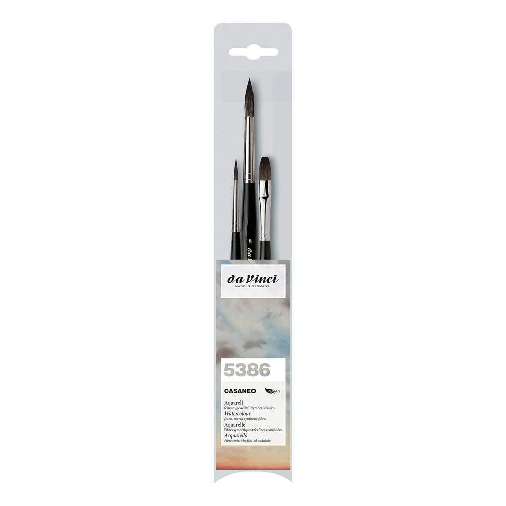 da Vinci CASANEO 5386 Watercolour Brush Set of 3