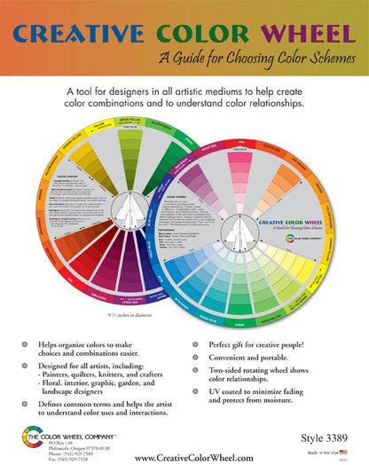 Creative Color Wheel 9.25"D