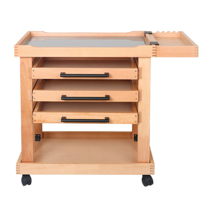 Nelson Artist's Supply Cart on white background
