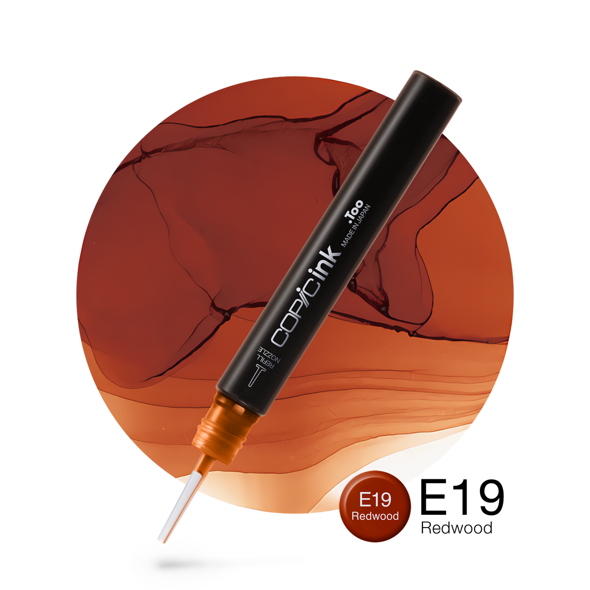 Copic Ink refill 12ml – E19 Redwood