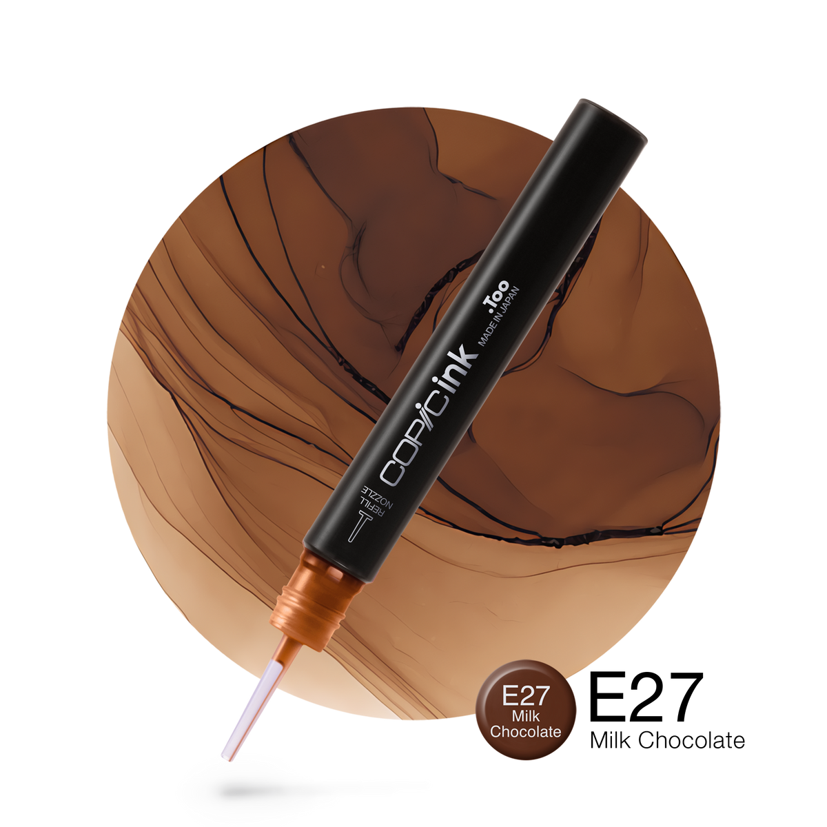 Copic Ink refill 12ml – E27 Milk Chocolate
