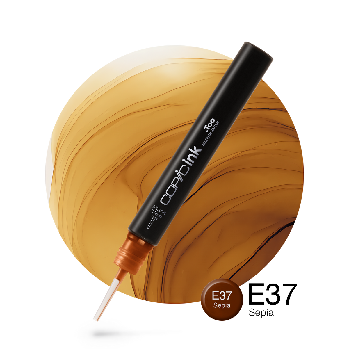 Copic Ink refill 12ml – E37 Sepia