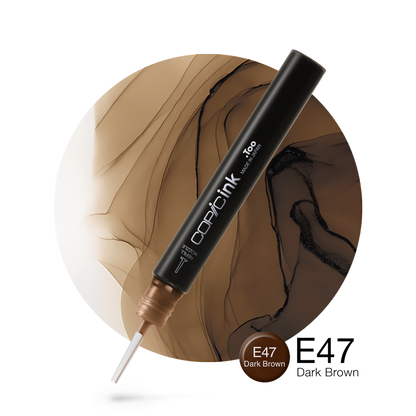 Copic Ink refill 12ml – E47 Dark Brown