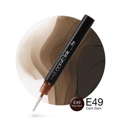 Copic Ink refill 12ml – E49 Dark Bark