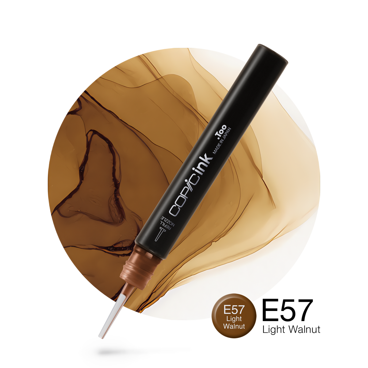 Copic Ink refill 12ml – E57 Light Walnut