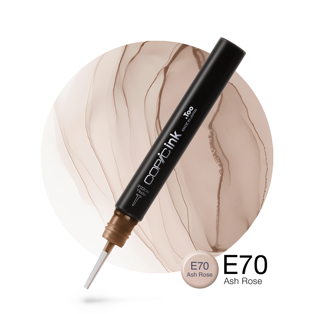 Copic Ink refill 12ml – E70 Ash Rose