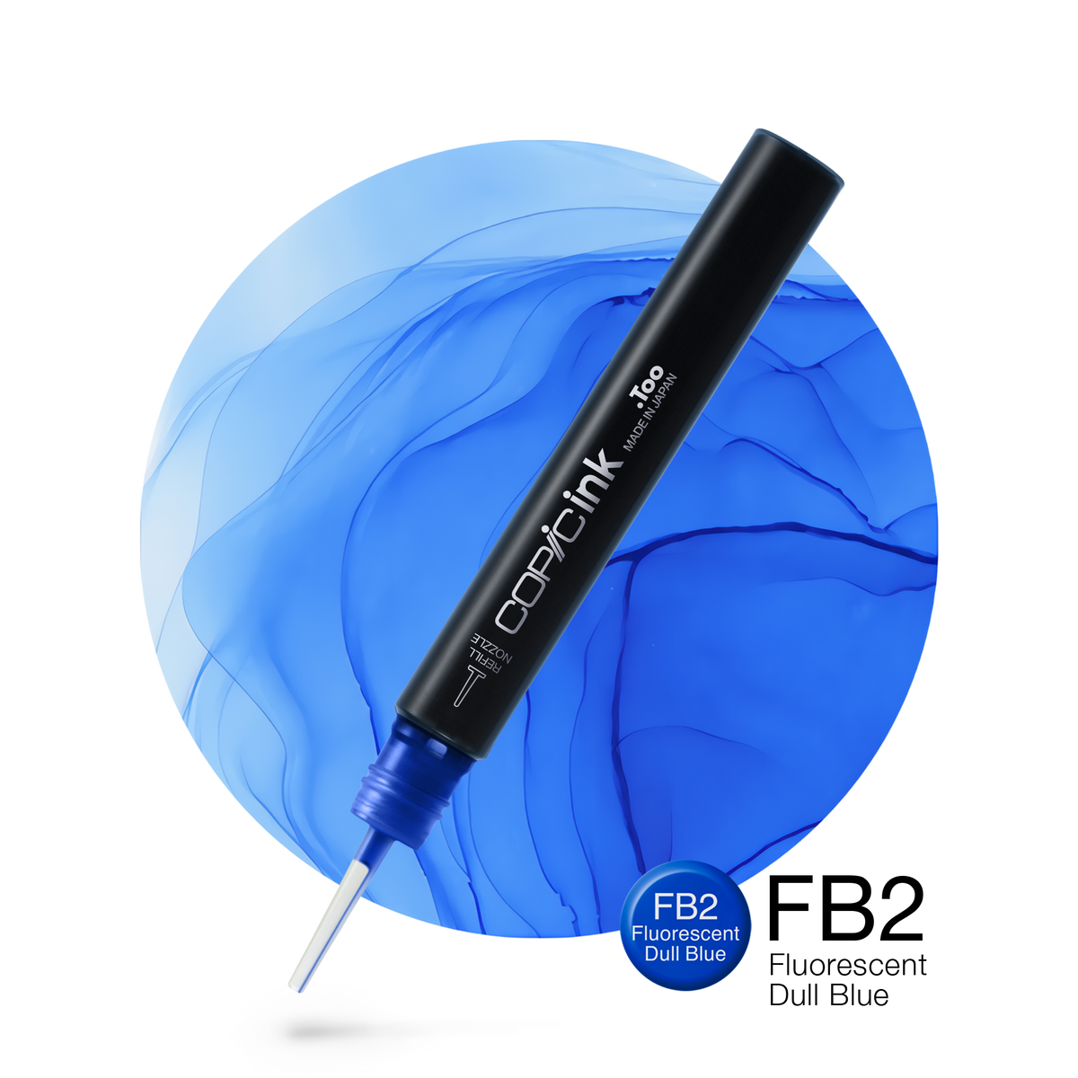 Copic Ink refill 12ml – FB2 Fluorescent Dull Blue