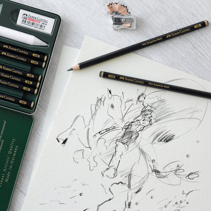Faber-Castell PITT Graphite Matt Pencils - Set of 11