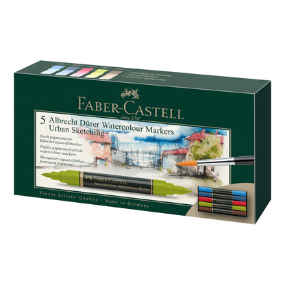 Albrecht Dürer Watercolor Markers Urban Sketching - Set of 5