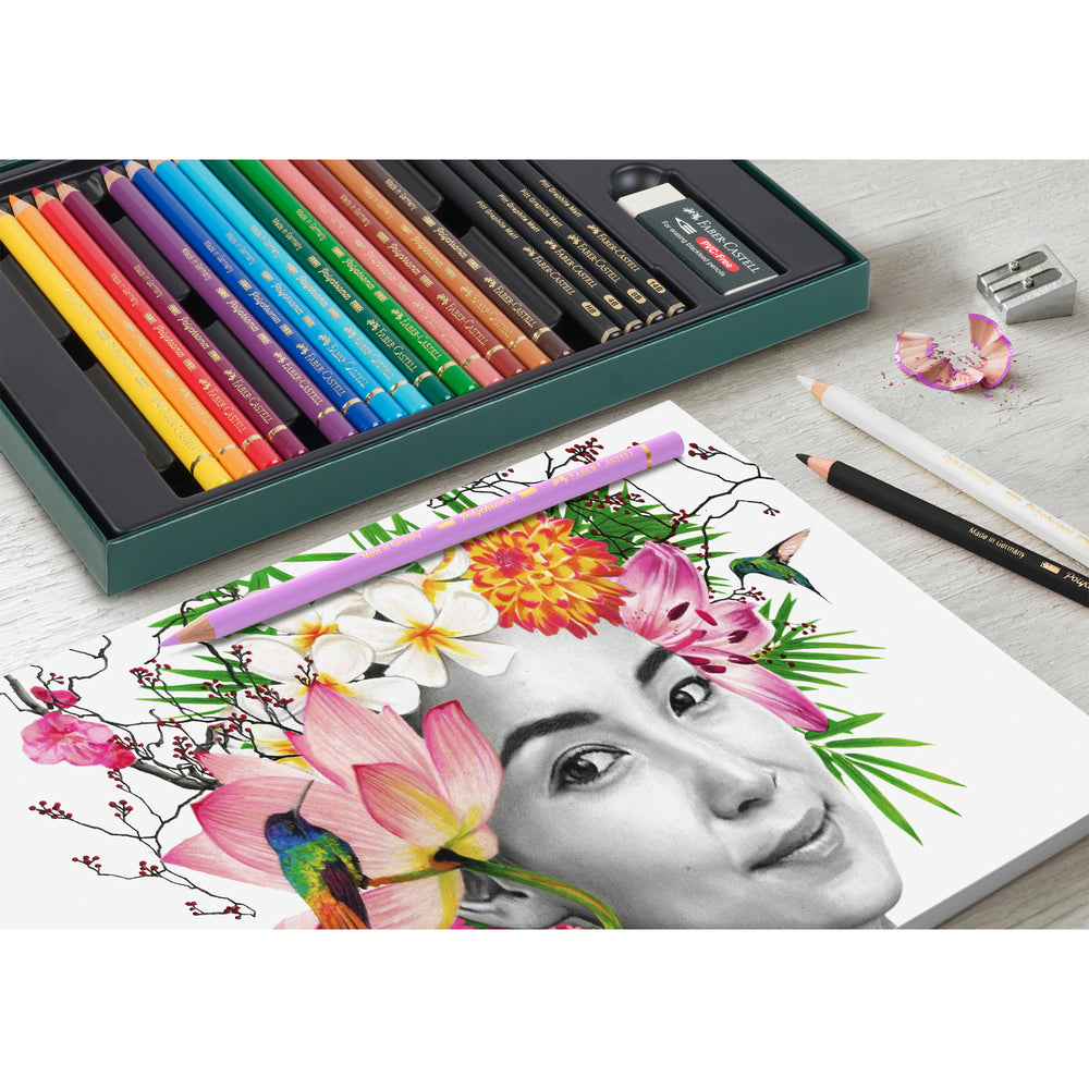 Faber-Castell Polychromos & Pitt Graphite Matte Gift Set of 23