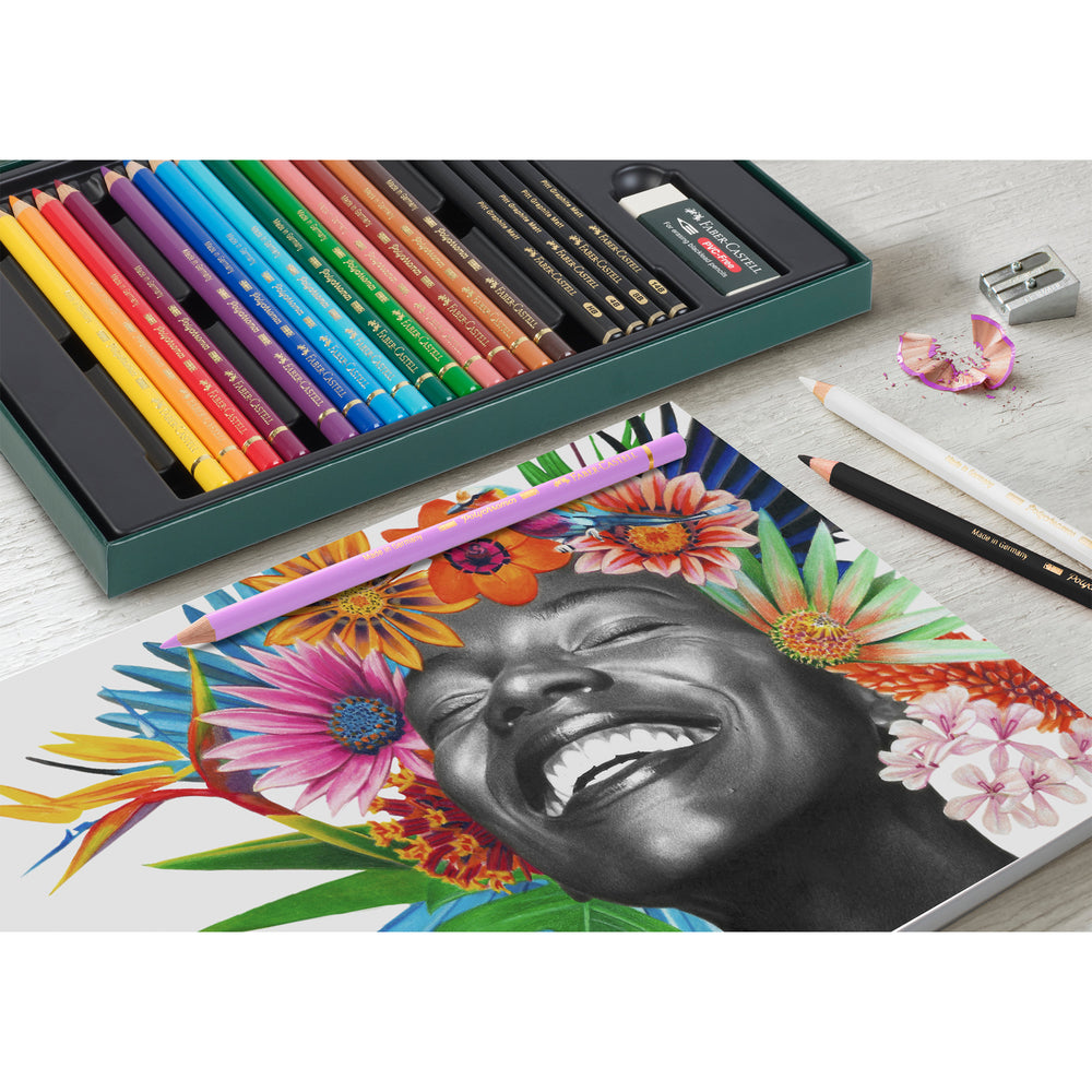 Faber-Castell Polychromos & Pitt Graphite Matt Gift Set of 50