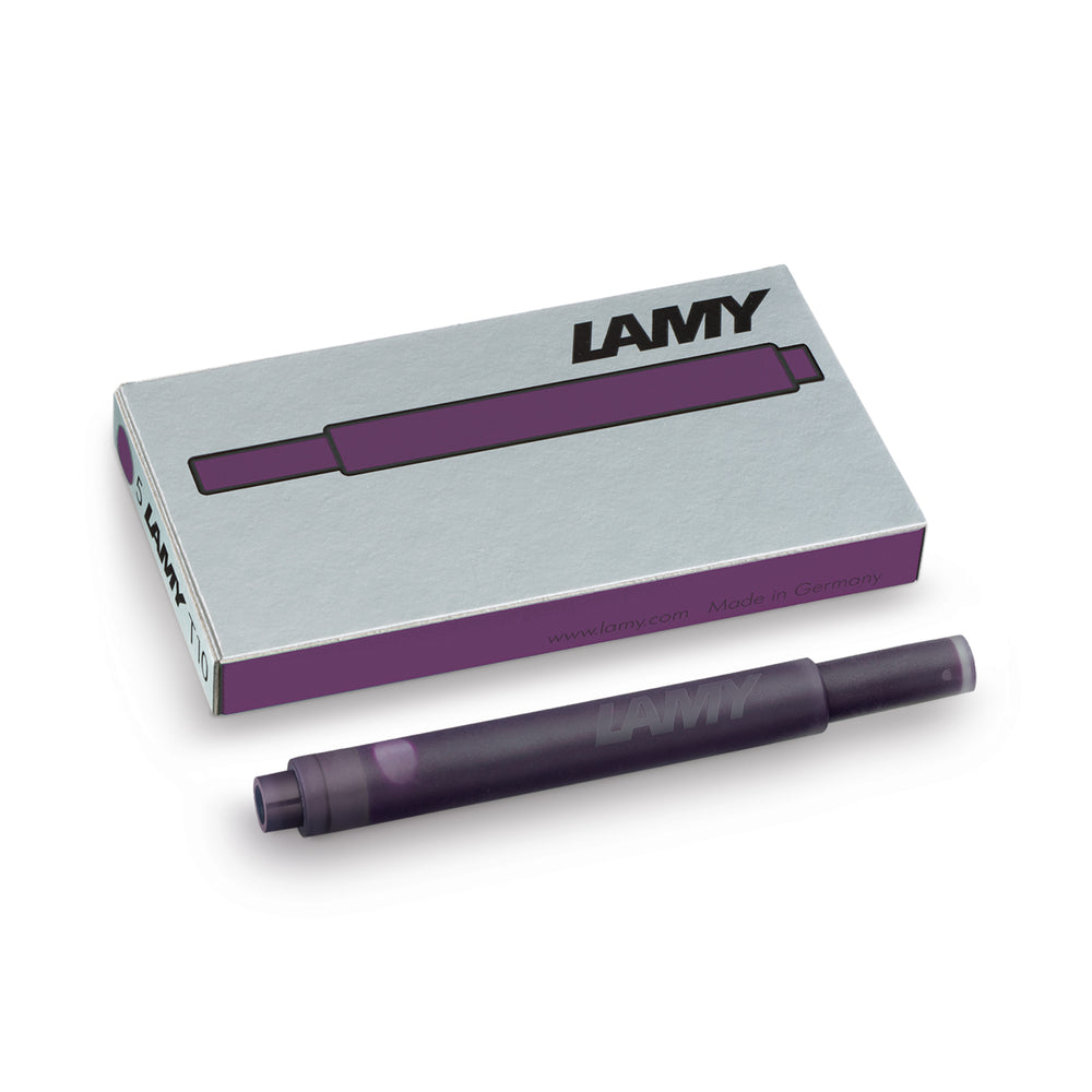 LAMY T 10 Ink Cartridge Fountain Pen Refills - Packs of 5