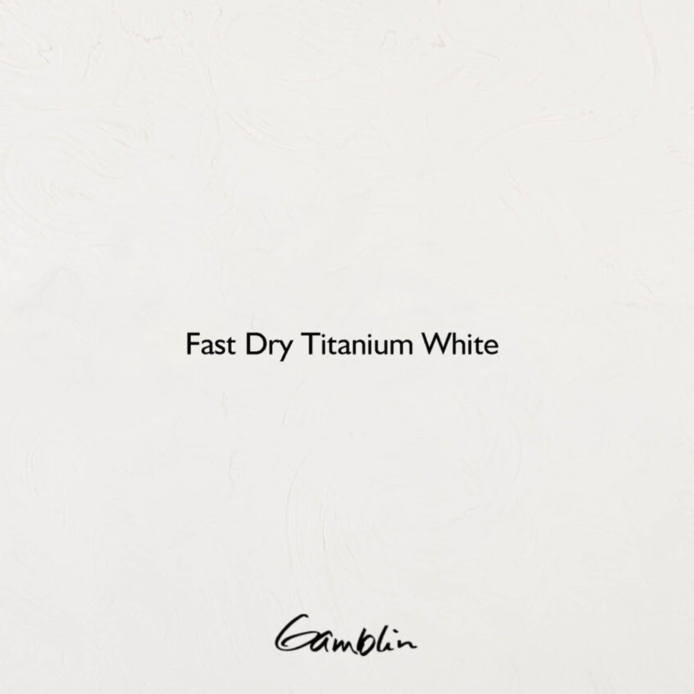 Gamblin Fast Dry Oil Color Titanium White 37ml