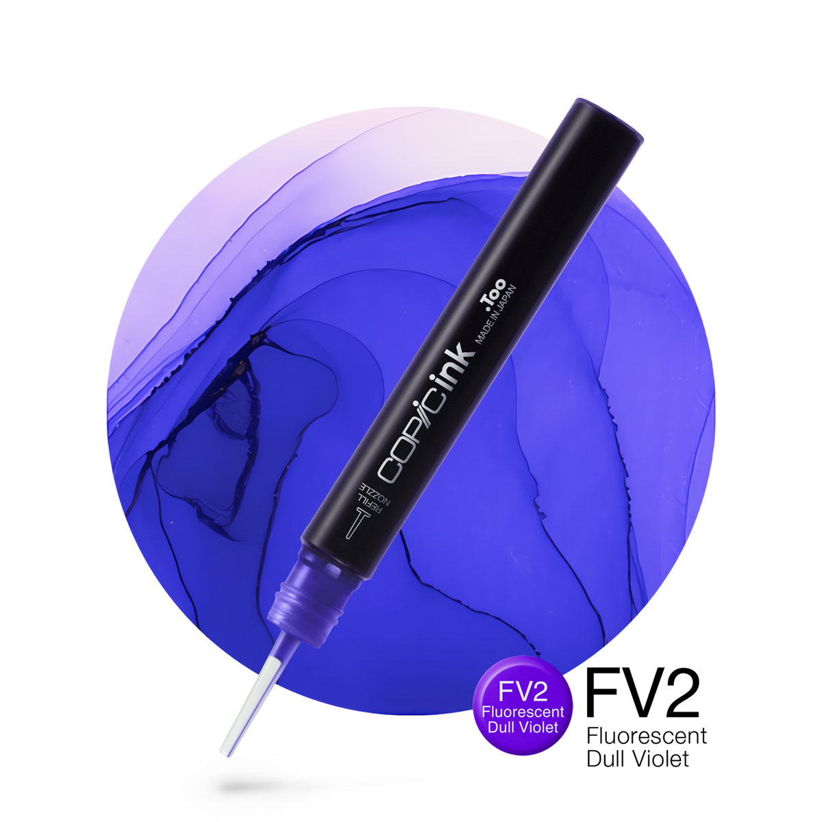 Copic Ink refill 12ml – FV2 Fluorescent Dull Violet