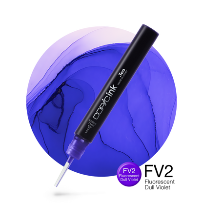Copic Ink refill 12ml – FV2 Fluorescent Dull Violet
