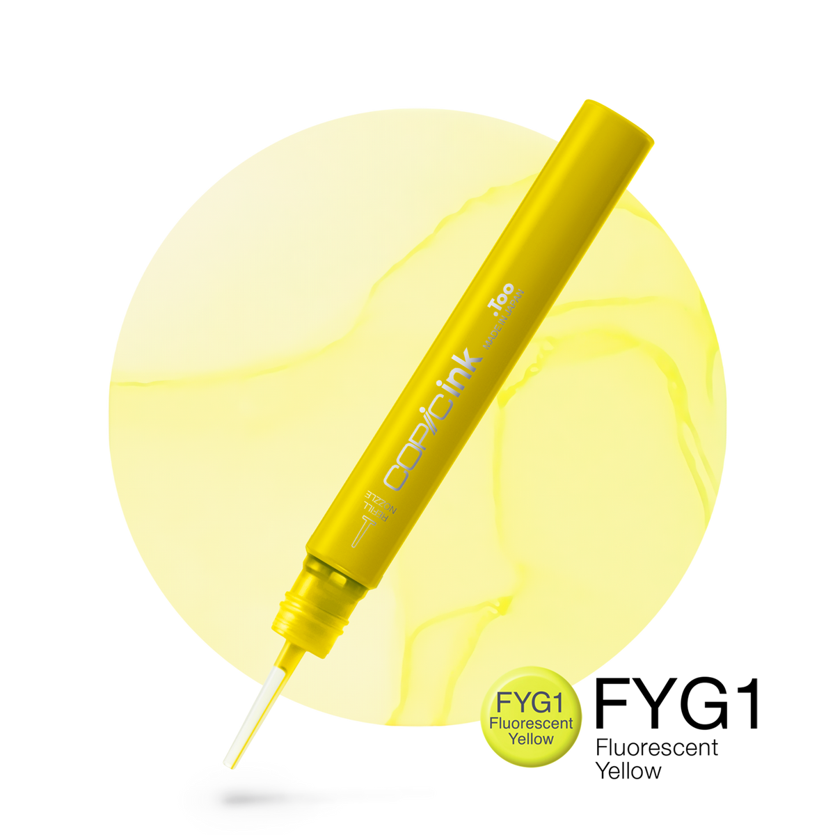 Copic Ink refill 12ml – FYG1 Fluorescent Yellow
