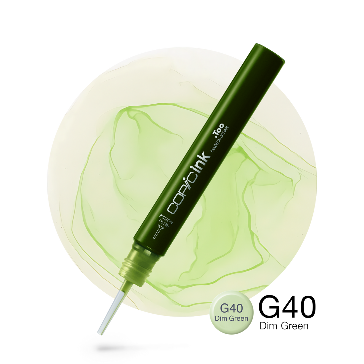 Copic Ink refill 12ml – G40 Dim Green