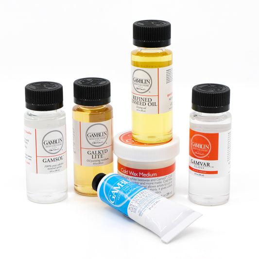 Gamblin Oil Painting Must Haves Medium Set of 6
