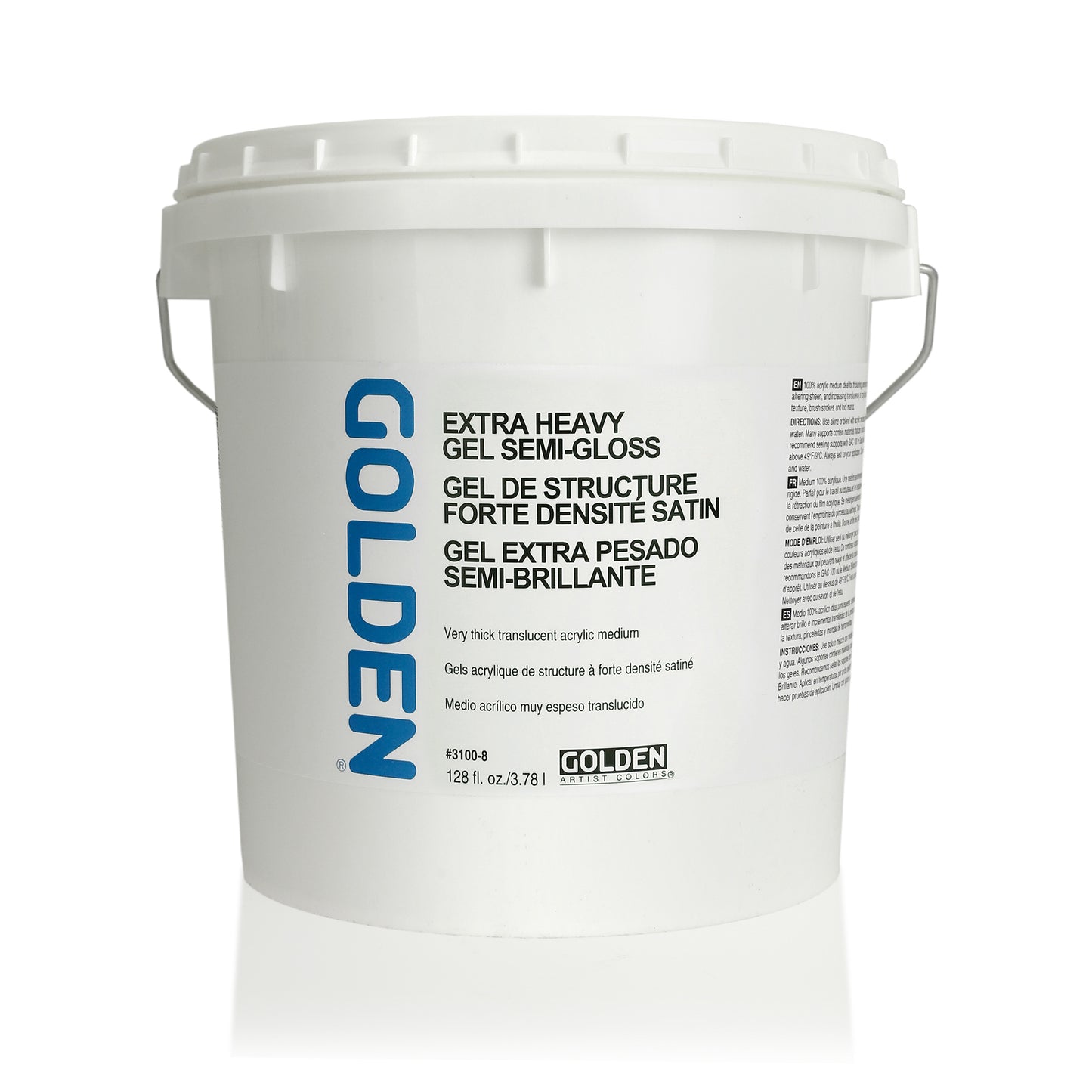 GOLDEN (Special Order) Extra Heavy Gel Semi-Gloss 128oz