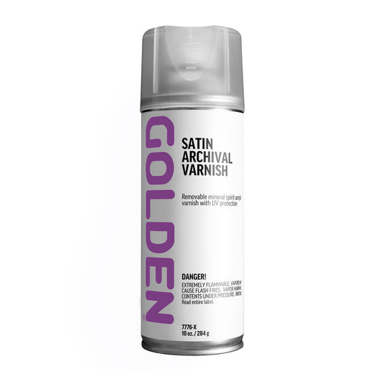 GOLDEN MSA Archival Spray Varnish 10oz - Satin