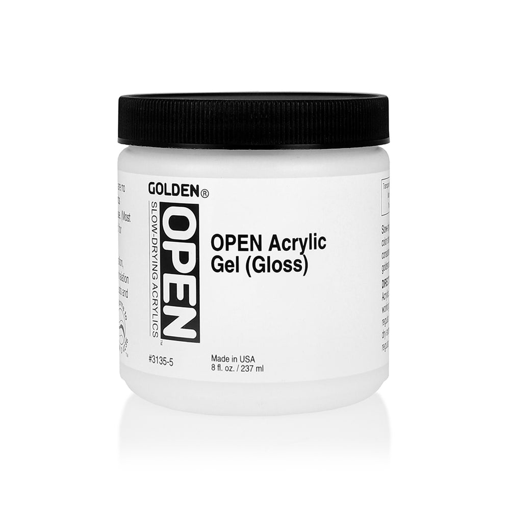 GOLDEN OPEN Acrylic Gel Mediums 8 oz