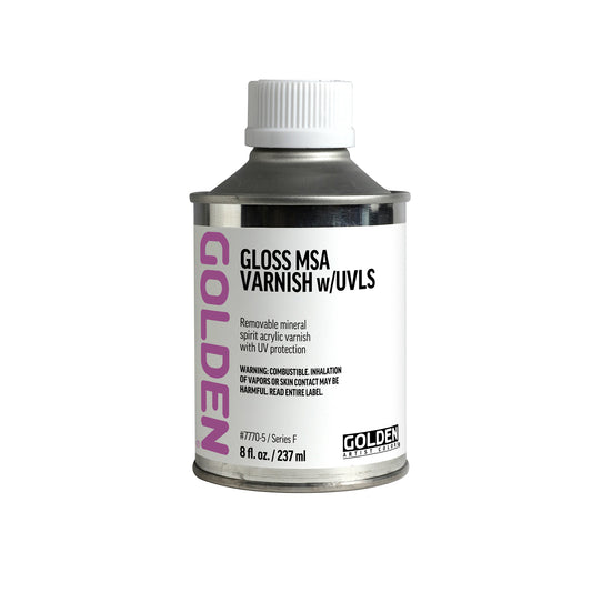 UNAVAILABLE GOLDEN MSA Gloss Varnish w/UVLS - 8oz