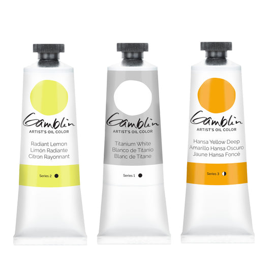 Gamblin Artist's Oil Colors - White or Yellow