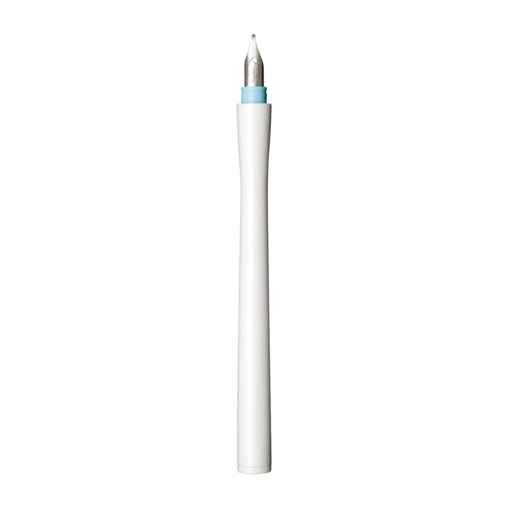 Sailor Hocoro Dip Pen - White Barrel with Medium Nib (Light Blue)