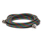 Iwata Braided Nylon Air Hose with Two 1/4" Fittings - 10ft