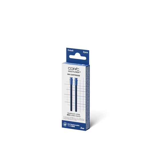 COPIC Multiliner+ Ink Cartridge 2 Pack Cobalt