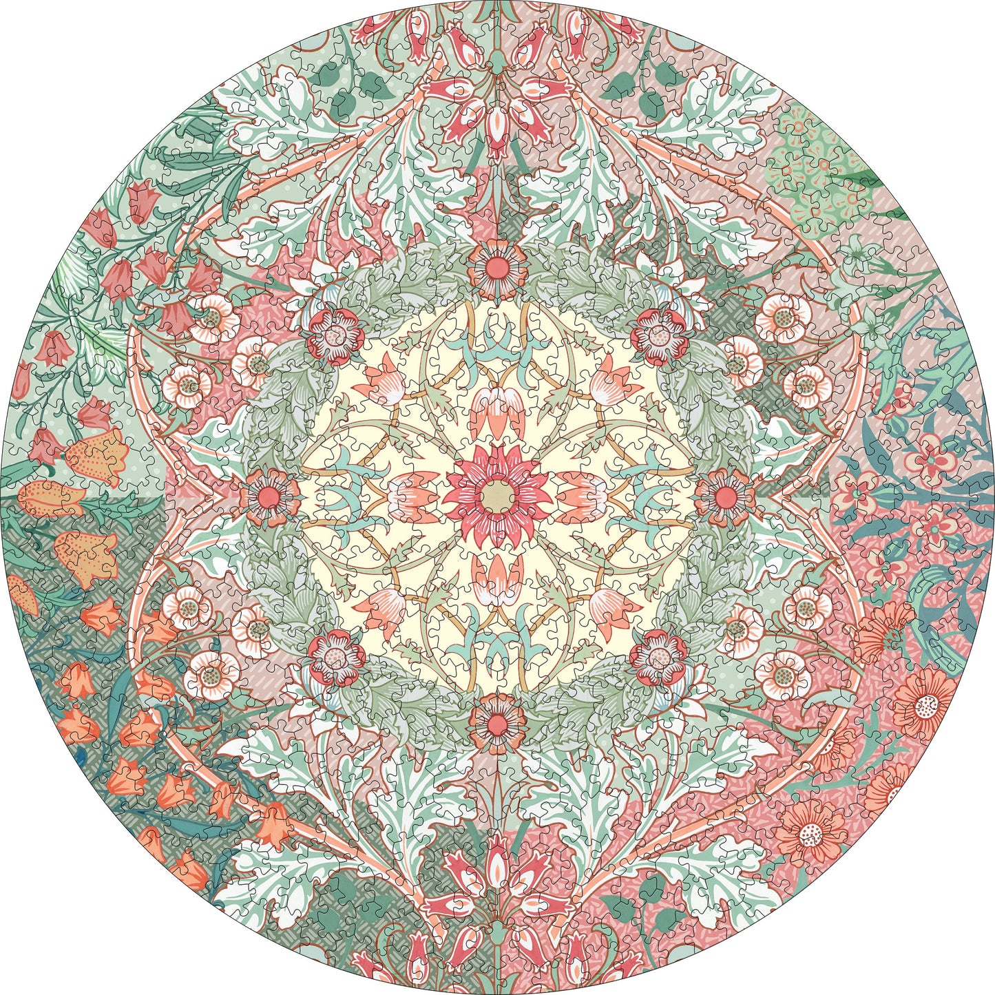 William Morris 500-Piece Circular Jigsaw Puzzle