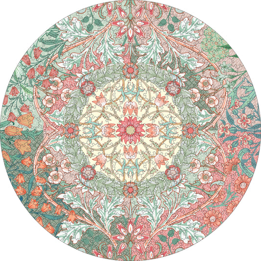 William Morris 500-Piece Circular Jigsaw Puzzle