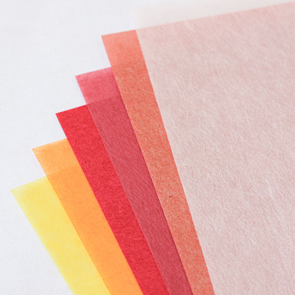 Japanese Paper Place Washi for Art - Warm Colour Pack