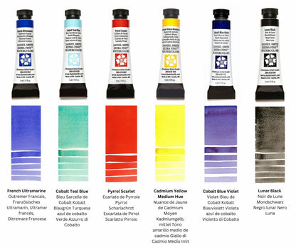 Daniel Smith Extra Fine Watercolors set of 6 Jayson Yeoh's Mix it Up