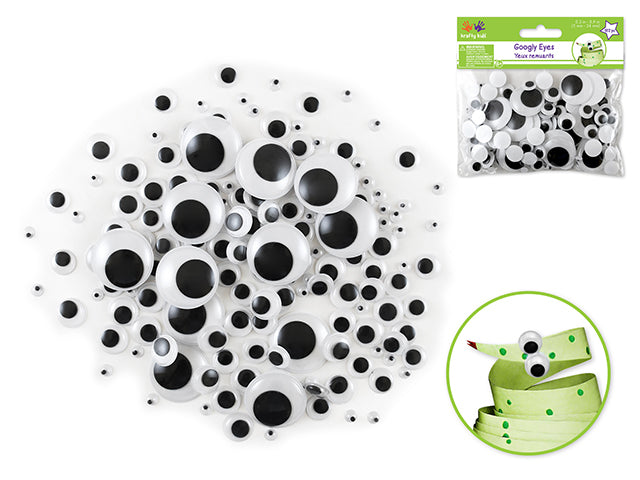 Krafty Kids Googly Eyes Pack of 182