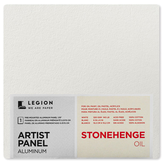 Stonehenge Oil Aluminum Artists Panels 6" x 6"