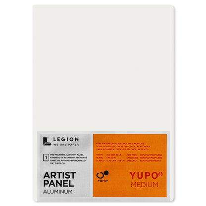 Panneaux d'artiste en aluminium Yupo 12,7 x 17,8 cm