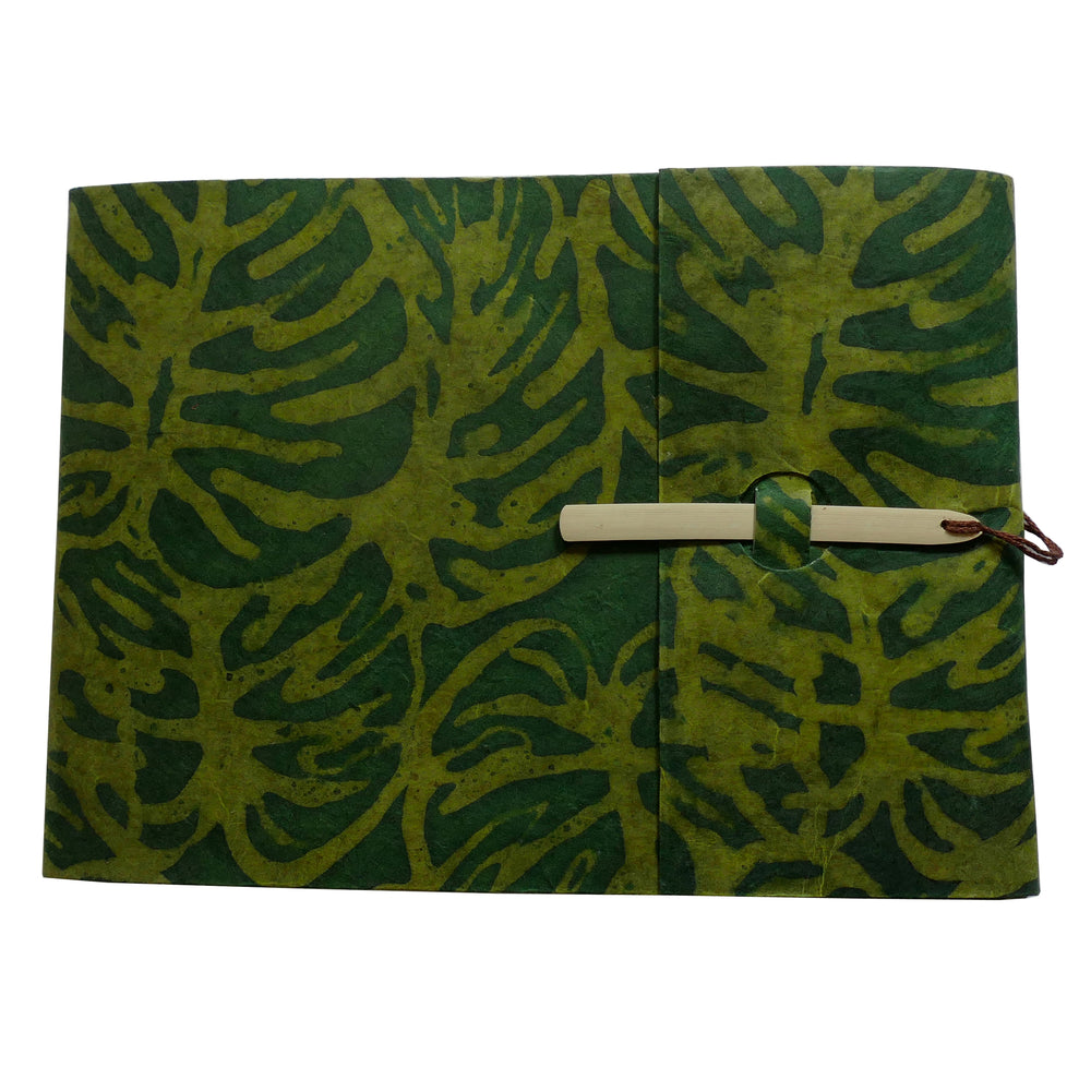 Lamali Gargi Soft-Cover Handmade Journals (Olive Batik)