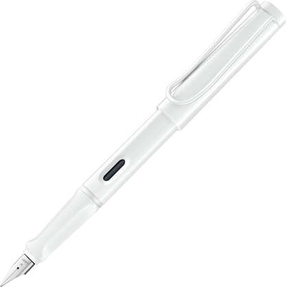 LAMY Safari All White with Multi-Coloured Rings