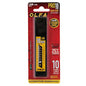 OLFA Standard Cutter 180 Black 18mm Snap-Off Blade Pack of 10